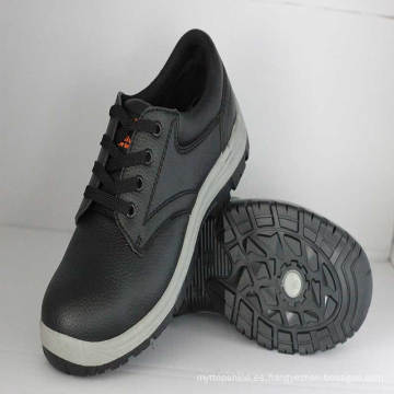 Zapatos de seguridad de trabajo (PVC Injection sole / PVC Embossing espuma superior).